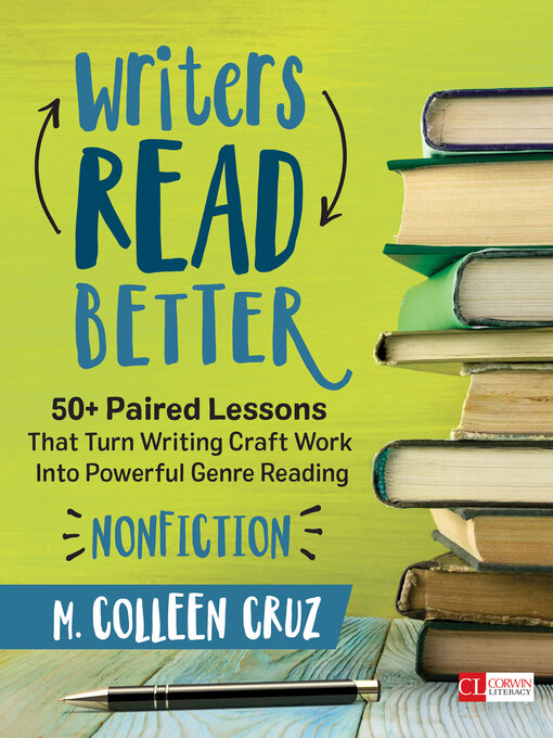 Title details for Writers Read Better by M. Colleen Cruz - Available